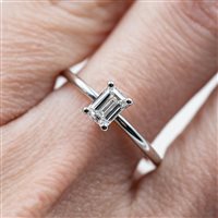 Fabriano - Piazza del Comune 25 - Ring Lux Gioielli Woman in White Gold Diamante 0.50 Ct ANL3541 - ANL3541